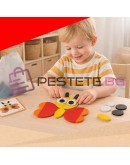 Логически пъзел животни геометрични фигури